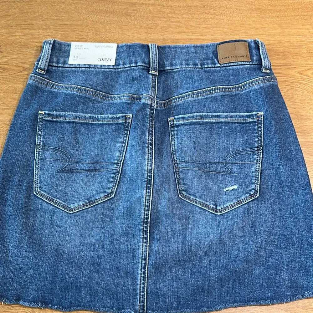 American Eagle Super Stretch Jean Mini Skirt - Picture 5 of 8